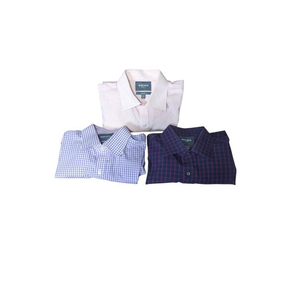 Bonobos Button Up Shirt Size 16/33 Standard Fit Collared Long Sleeve LOT OF 3 - Picture 1 of 16